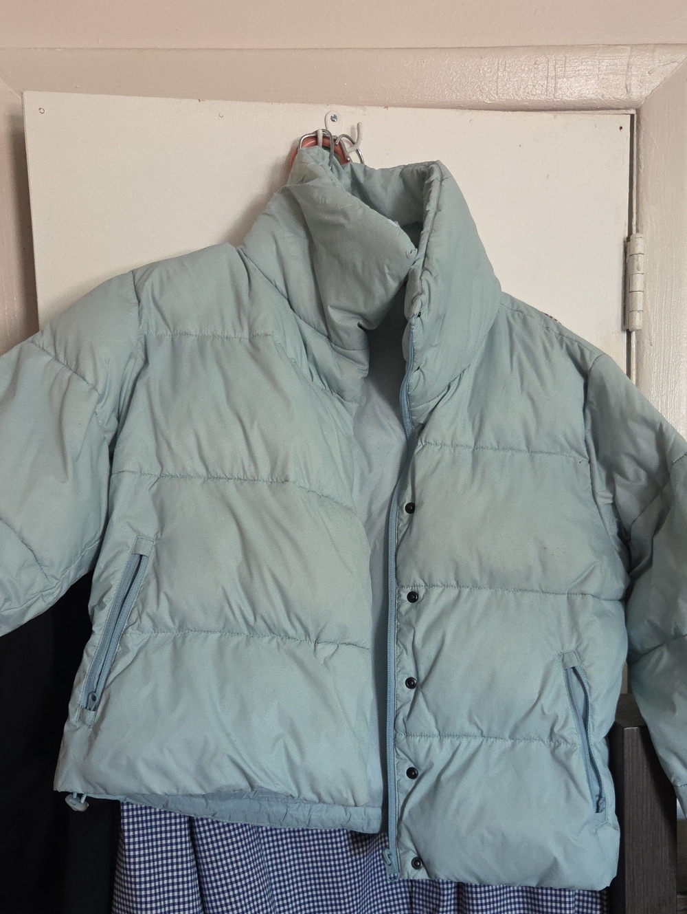 ALO Yoga Light Blue Women's Puffer Jacket